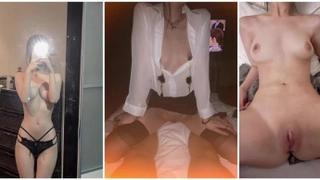 涂油的瘦女孩狐狸阿丽娜在屁股上搞砸了